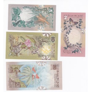 Ceylon 20, 10, 5 & 2 Rupees 1979 (4)