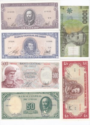 Group of Banknotes: Chile (11)