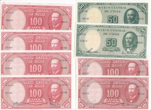 Group of Banknotes: Chile (8)