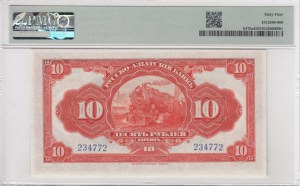 China (Russo-Asiatic Bank) 10 Rubles 1917 - Harbin - PMG 64 Choice Uncirculated