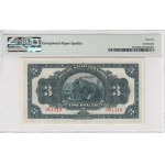 China (Russo-Asiatic Bank) 3 Rubles 1917 - Harbin - PMG 66 EPQ Gem Uncirculated