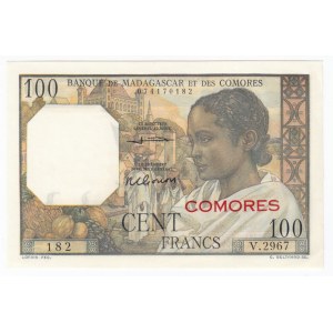 Comores (Madagascar) 100 Francs 1960-1963