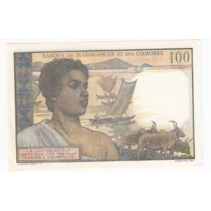 Comores (Madagascar) 100 Francs 1960-1963