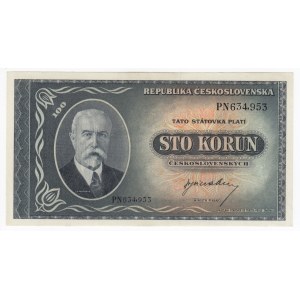 Czechoslovakia 100 Korun 1945