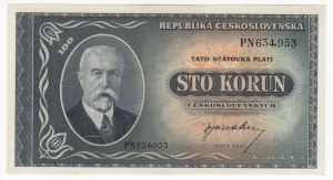 Czechoslovakia 100 Korun 1945