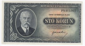 Czechoslovakia 100 Korun 1945