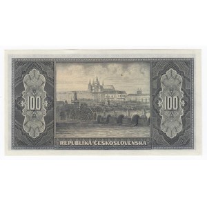 Czechoslovakia 100 Korun 1945