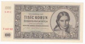 Czechoslovakia 1000 Korun 1945