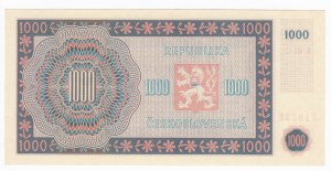Czechoslovakia 1000 Korun 1945