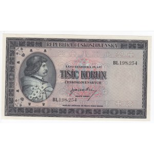 Czechoslovakia 1000 Korun 1945