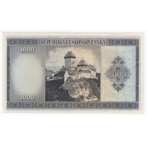 Czechoslovakia 1000 Korun 1945