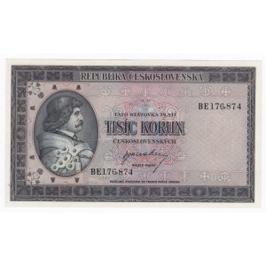 Czechoslovakia 1000 Korun 1945