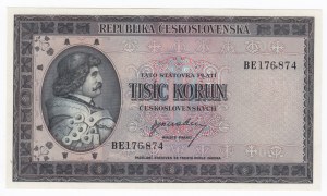 Czechoslovakia 1000 Korun 1945