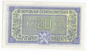 Czechoslovakia 20 Korun 1945