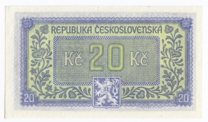 Czechoslovakia 20 Korun 1945
