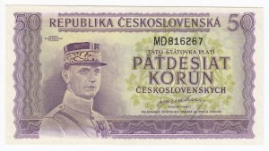 Czechoslovakia 50 Korun 1945