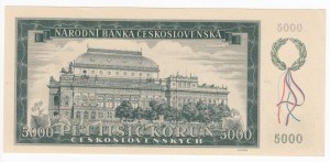 Czechoslovakia 5000 Korun 1945