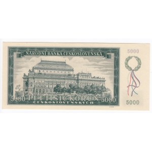 Czechoslovakia 5000 Korun 1945