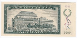 Czechoslovakia 5000 Korun 1945
