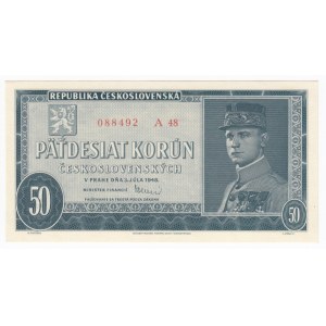 Czechoslovakia 50 Korun 1948