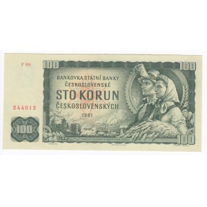Czechoslovakia 100 Korun 1961
