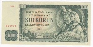 Czechoslovakia 100 Korun 1961