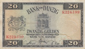 Danzig 20 Gulden 1937