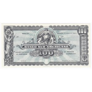 Ecuador 100 Sucres 1920