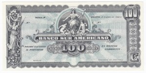 Ecuador 100 Sucres 1920