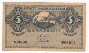 Estonia 5 Marka 1919