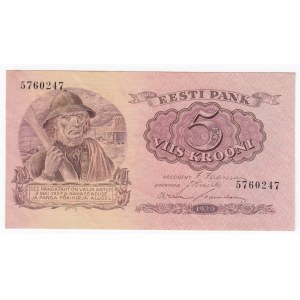 Estonia 5 Krooni 1929