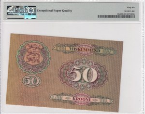 Estonia 50 Krooni 1929 - PMG 66 EPQ Gem Uncirculated