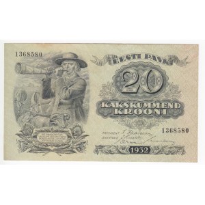 Estonia 20 Krooni 1932