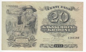 Estonia 20 Krooni 1932