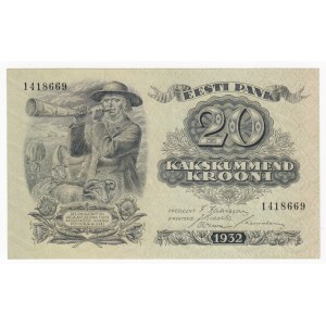 Estonia 20 Krooni 1932