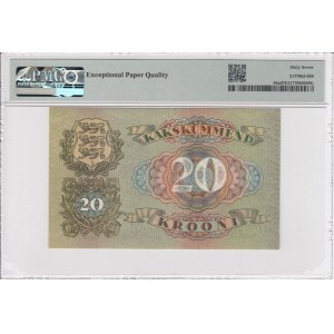 Estonia 20 Krooni 1932 - PMG 67 EPQ Superb Gem Unc