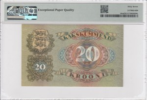 Estonia 20 Krooni 1932 - PMG 67 EPQ Superb Gem Unc