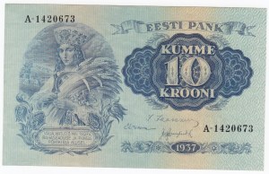 Estonia 10 Krooni 1937