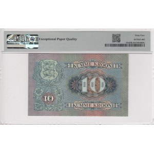 Estonia 10 Krooni 1937 - PMG 64 EPQ Choice Uncirculated