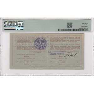 Estonia (German occupation) 25 Roubles 1941 - Port-Kunda Cement Factory - PMG 58 Choice About Unc