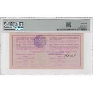 Estonia (German occupation) 5 Roubles 1941 - Port-Kunda Cement Factory - PMG 35 Choice Very Fine