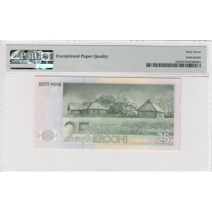 Estonia 25 Krooni 1991 (ND 1992) - PMG 67 EPQ Superb Gem Unc