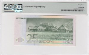 Estonia 25 Krooni 1991 (ND 1992) - PMG 67 EPQ Superb Gem Unc