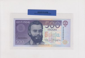 Estonia 500 Krooni 1991 - Uncirculated Banknote
