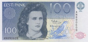 Estonia 100 Krooni 1992