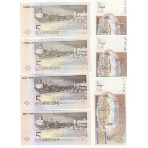 Group of Estonian Banknotes (18)