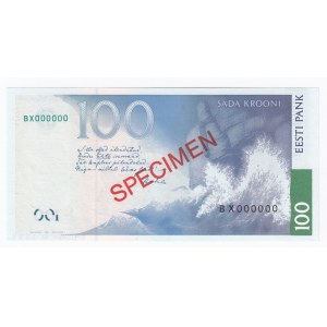 Estonia 100 Krooni 1999 - SPECIMEN