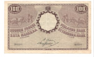 Finland 100 Markkaa 1909