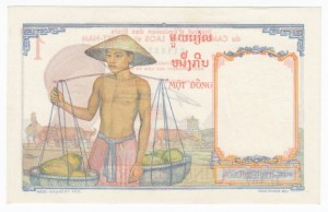 French Indochina 1 Piastre 1953