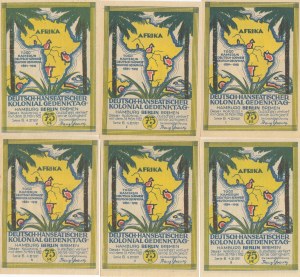 Germany 75 Pfennig 1921 (6) African Colonial Banknotes